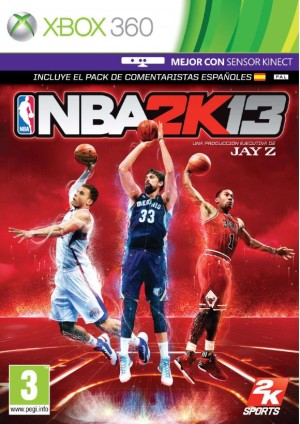 Carátula de NBA 2k13  X360