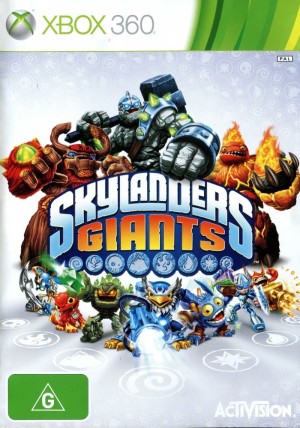 Carátula de Skylanders Giants X360
