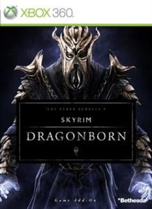 Carátula de The Elder Scrolls V Skyrim Dragonborn X360