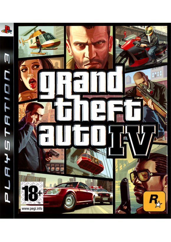 Carátula oficial de Grand Theft Auto IV PS3